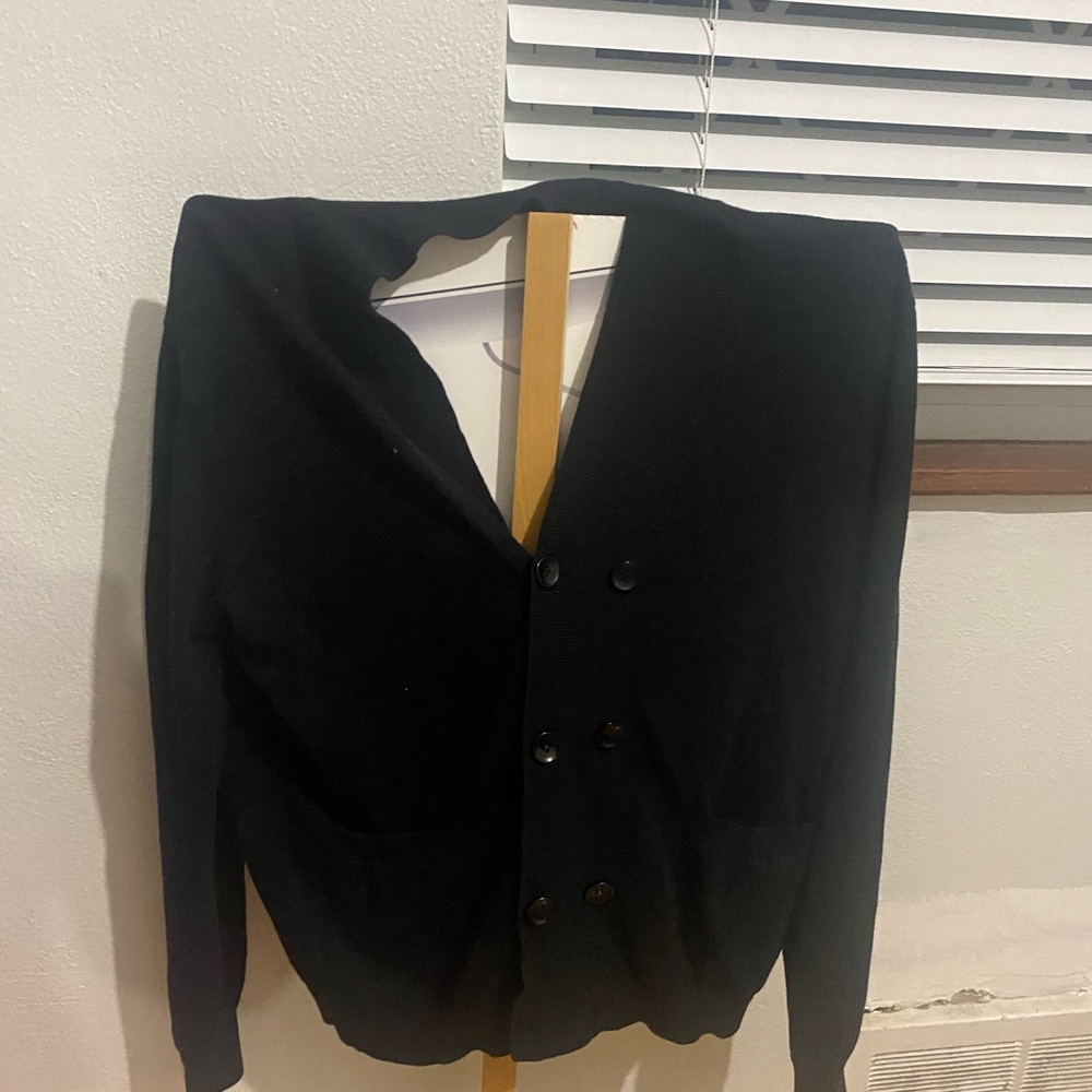 Black cardigan button up by Dorsia, large